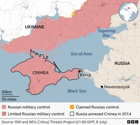 Map of Crimea