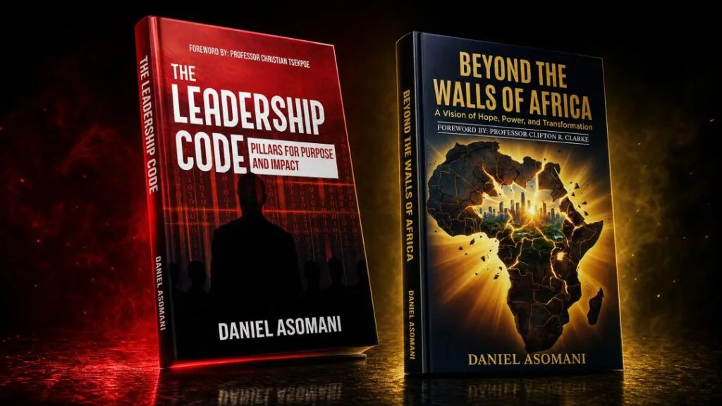 From kerosene seller to author: Daniel Asomani launches 2 books on leadership and Africa’s future