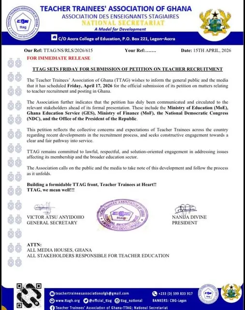 TTAG to submit petition on teacher recruitment and posting
