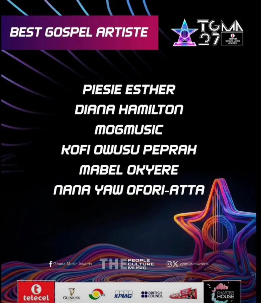 Kofi Owusu Peprah bags three nominations at the Telecel Ghana Music Awards