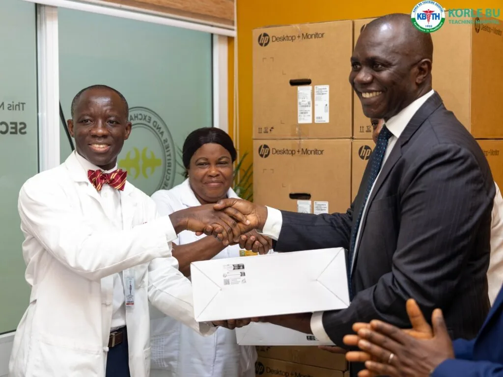 Phoenix Insurance donates computers to Korle Bu Teaching Hospital, calls for greater support for healthcare