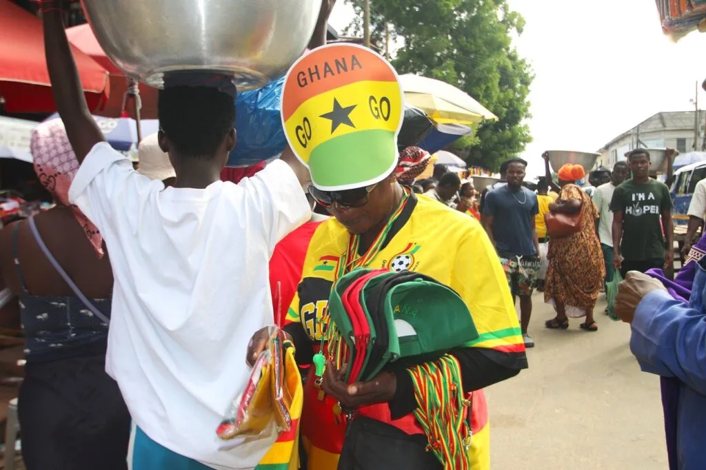 Accra dons national colours as fans rally behind Black Stars ahead of England clash Accra dons national colours as fans rally behind Black Stars ahead of England clash