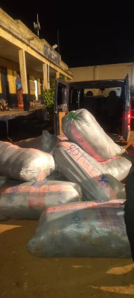 Akatsi Police seize suspected cannabis consignment, driver escapes