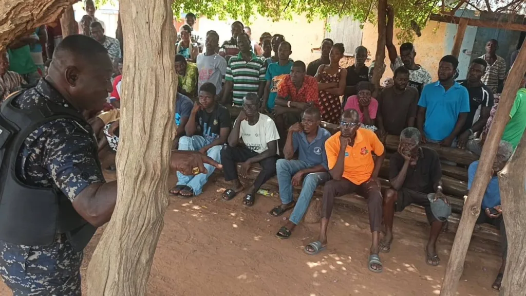 Security agencies engage Akyeode community to maintain calm after Nkwanta incident