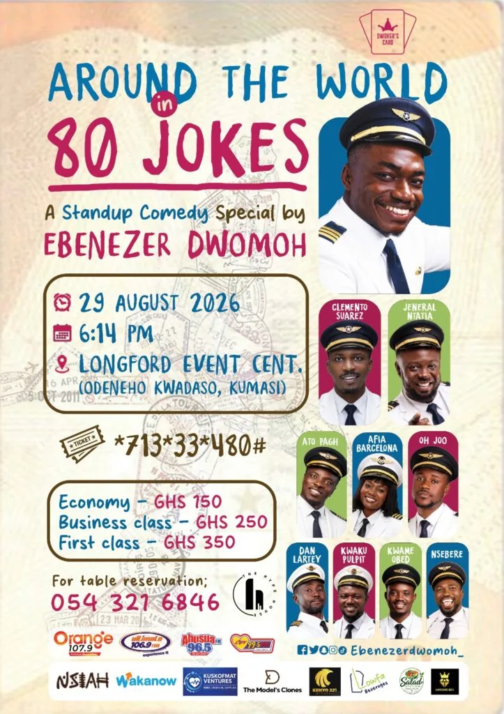 Ebenezer Dwomoh to stage fourth stand-up comedy special in Kumasi