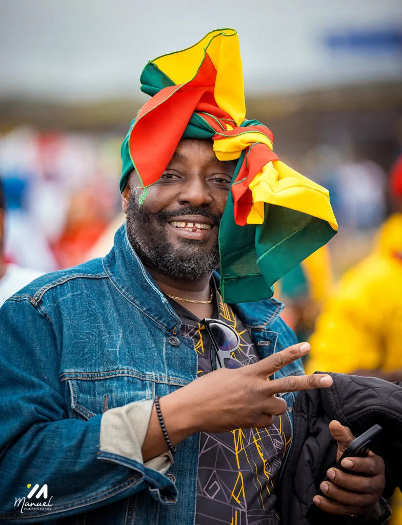 Boston is red, gold and green: The best photos from Ghana vs England