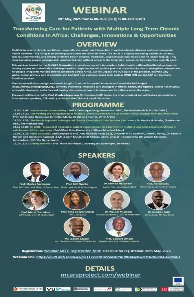 M-CARE’s first steering committee meeting targets chronic and mental health care integration in Ghana