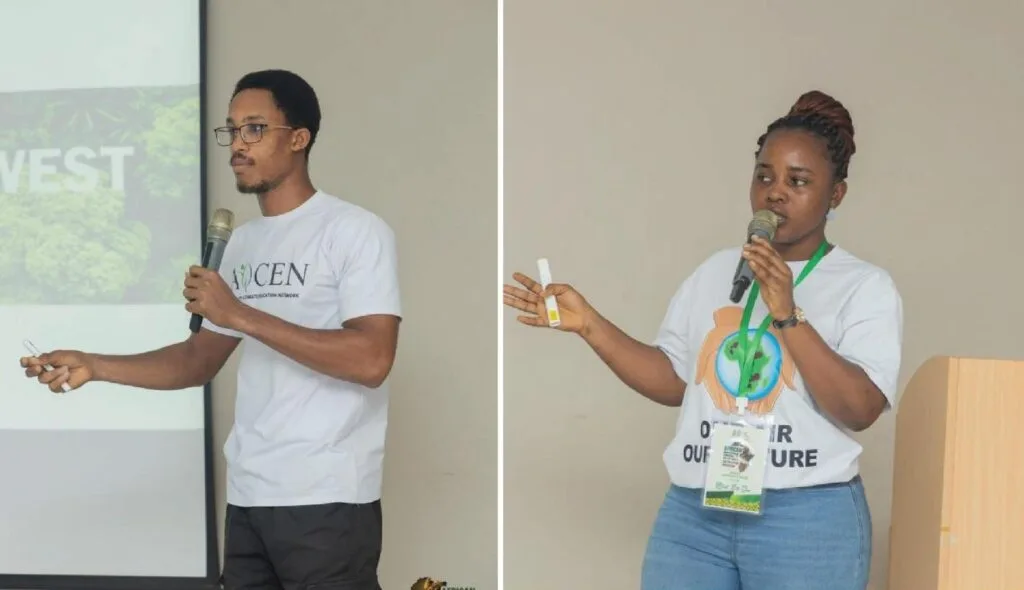 The six KNUST air quality ambassadors championing clean air action across Ghana and West Africa