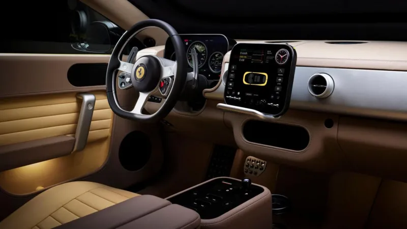 Ferrari unveils first fully electric car