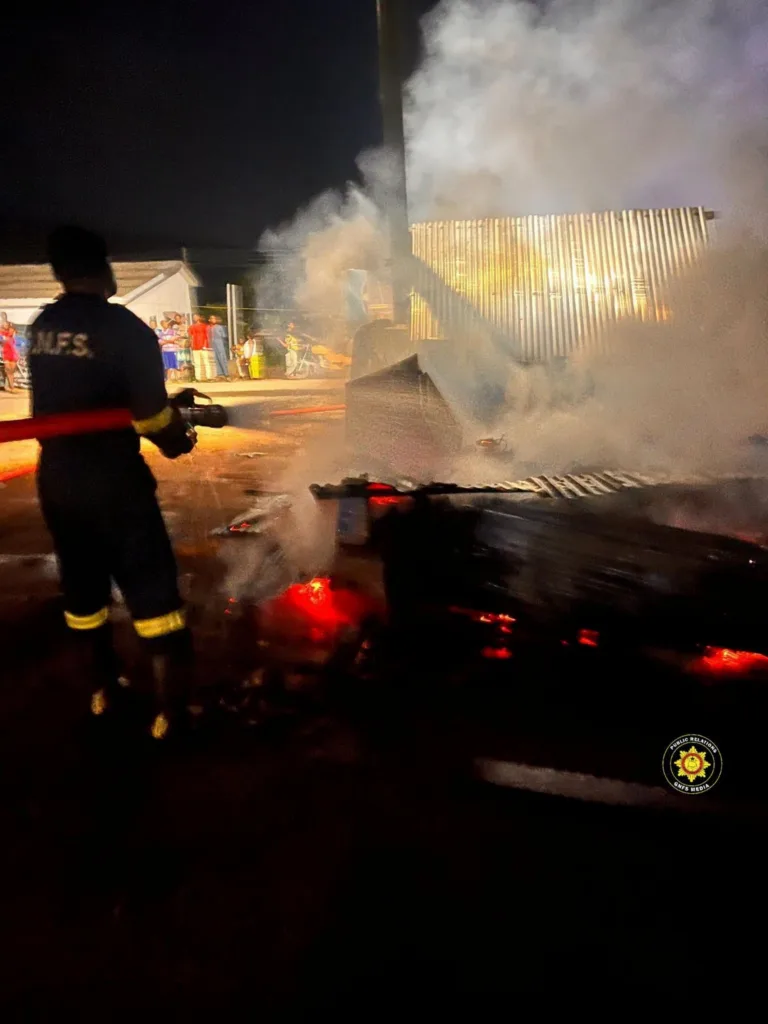 Fire destroys provision store at Peki Dzogbati as GNFS averts major spread Fire destroys provision store at Peki Dzogbati as GNFS averts major spread