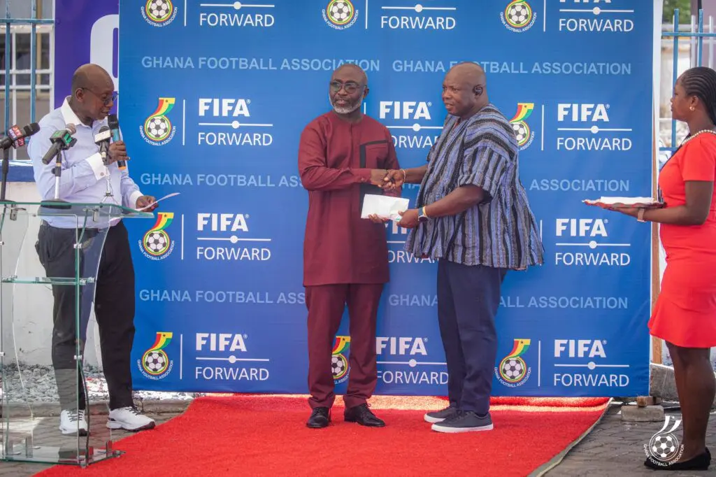 GFA hands over five vehicles to RFAs, technical units under FIFA Forward Programme