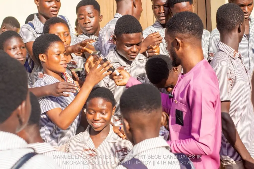 Manuel Life Foundation distributes over 1,500 exam materials to BECE candidates in Nkoranza South