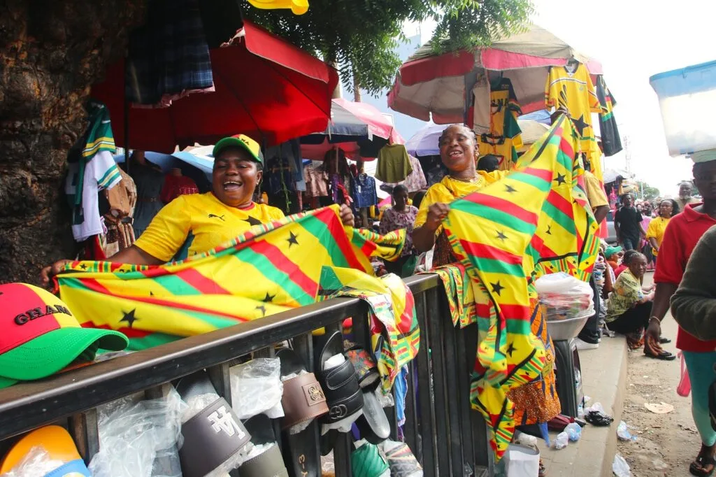 Accra dons national colours as fans rally behind Black Stars ahead of England clash Accra dons national colours as fans rally behind Black Stars ahead of England clash