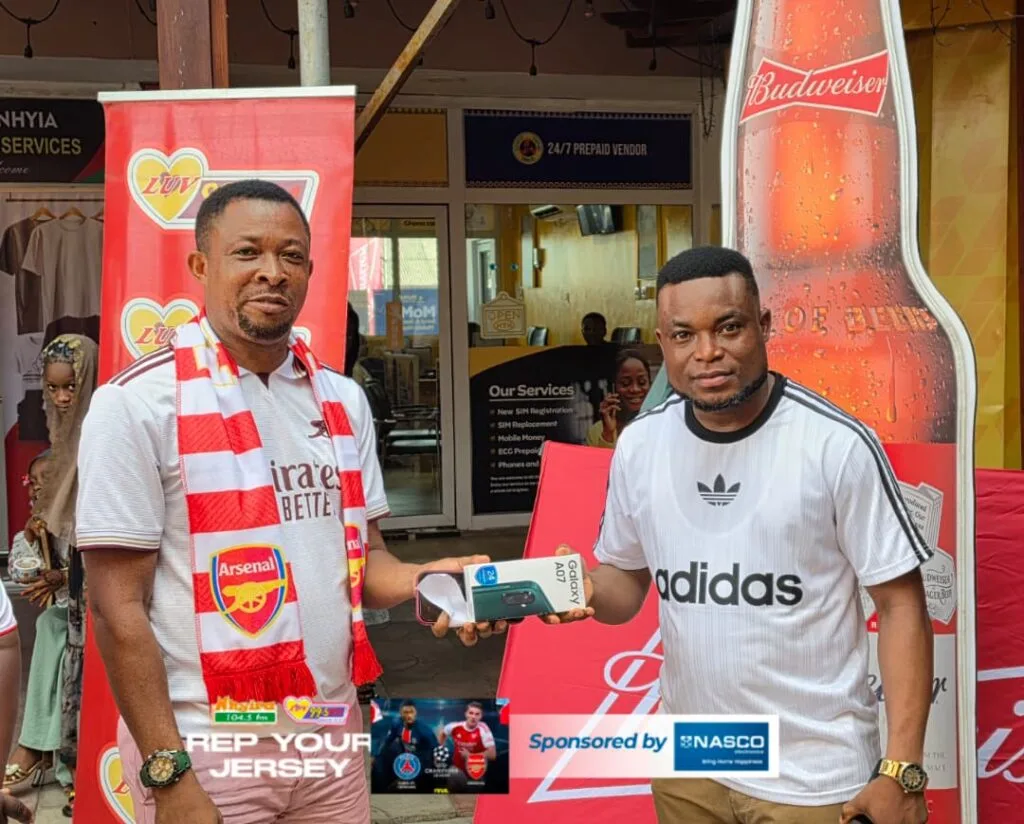 Luv/Nhyira FM thrill football fans with ‘Rep your Jersey’ UEFA Champions League Final experience Luv/Nhyira FM thrill football fans with ‘Rep your Jersey’ UEFA Champions League Final experience