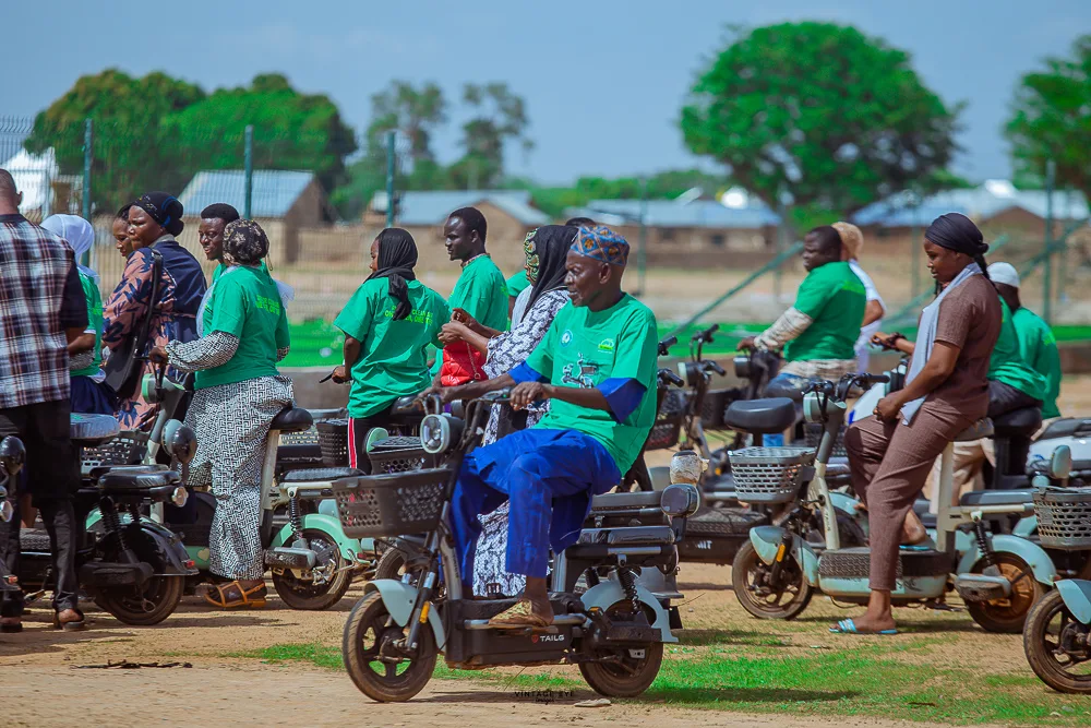 How a Ghanaian town is turning electric motorbikes into a climate solution