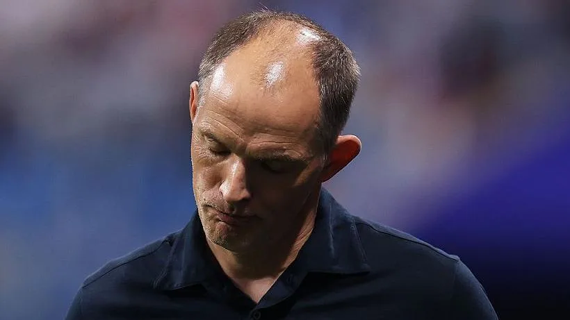 England head coach Thomas Tuchel on the touchline during the World Cup semi-final loss to Argentina