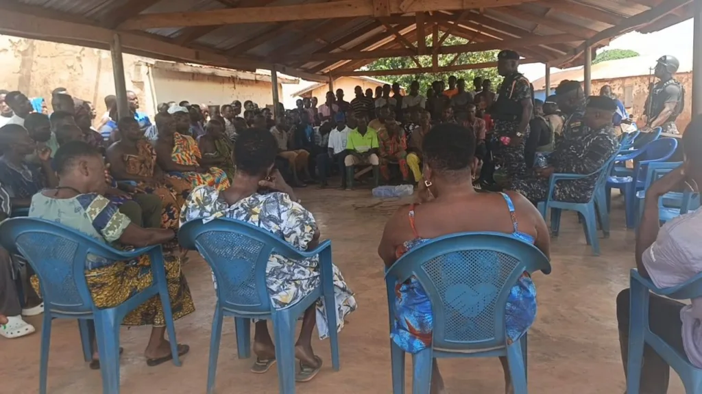 Security agencies engage Akyeode community to maintain calm after Nkwanta incident