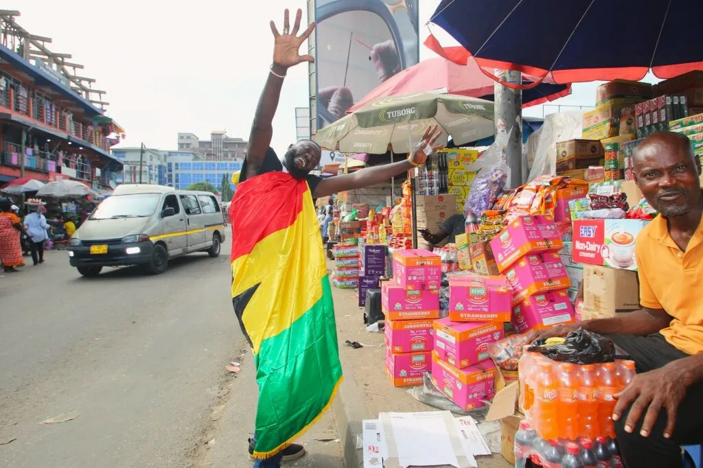 Accra dons national colours as fans rally behind Black Stars ahead of England clash Accra dons national colours as fans rally behind Black Stars ahead of England clash