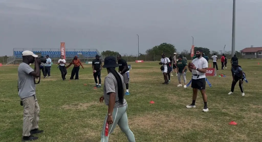 NFL boosts flag football development with coaching clinic in Accra NFL boosts flag football development with coaching clinic in Accra