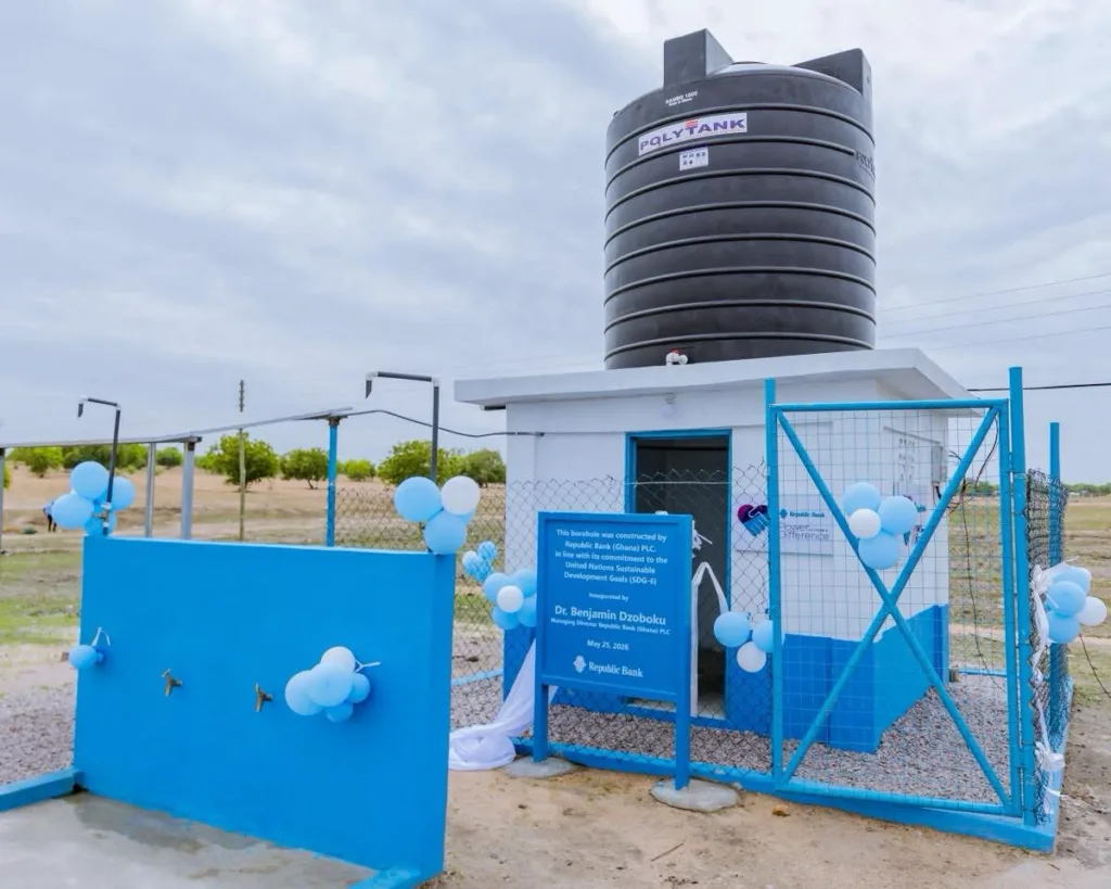 Republic Bank brings clean water to Pwalugu, Dingoni with mechanized borehole projects