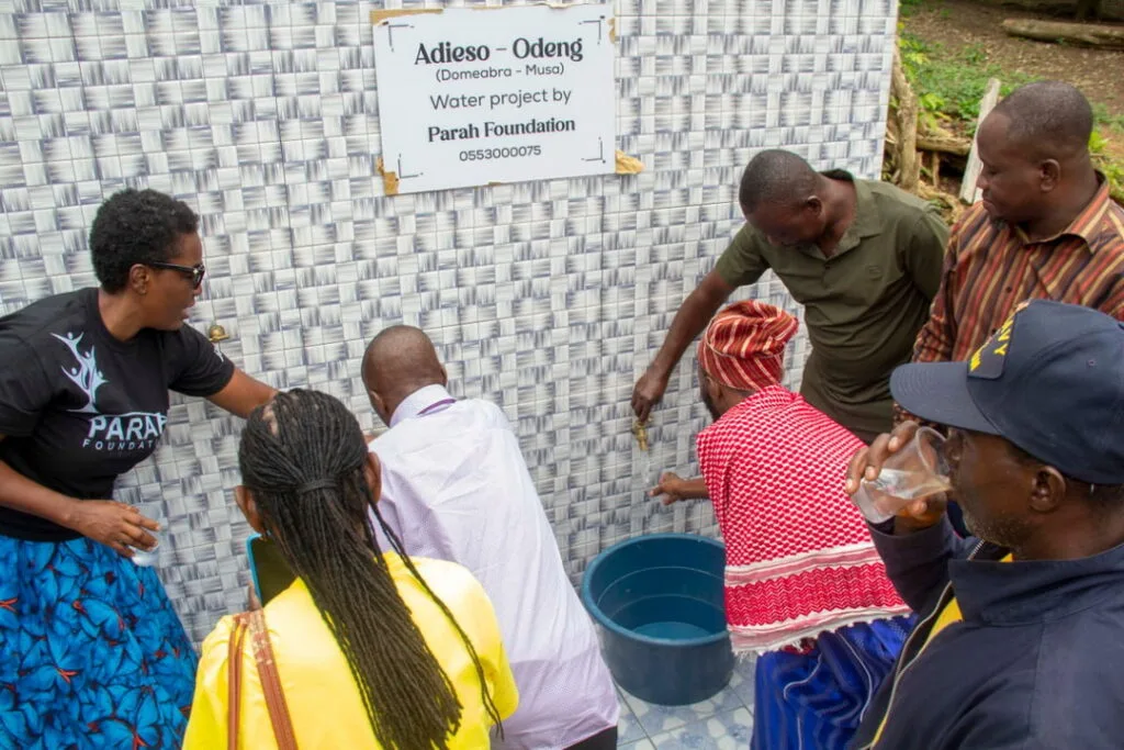 Parah Foundation commissions GH¢60,000 water project for over 300 families in Adeiso-Domeabra Parah Foundation commissions GH¢60,000 water project for over 300 families in Adeiso-Domeabra