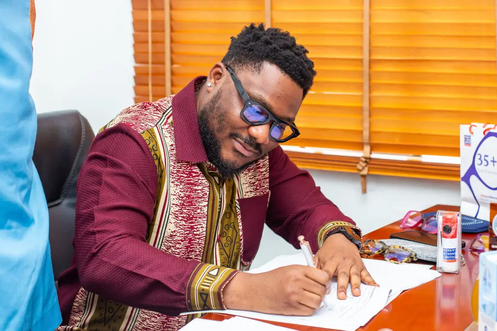 Jeffrey Nortey lands brand ambassadorial deal with Robert and Sons Ltd. Jeffrey Nortey lands brand ambassadorial deal with Robert and Sons Ltd.