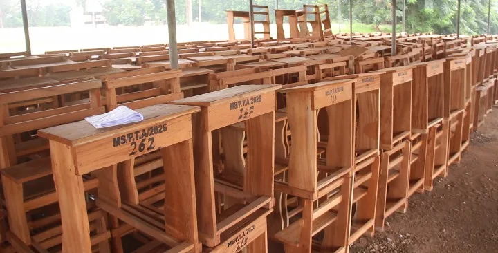 Mawuli School PTA donates desks, water tanks to improve academic environment Mawuli School PTA donates desks, water tanks to improve academic environment
