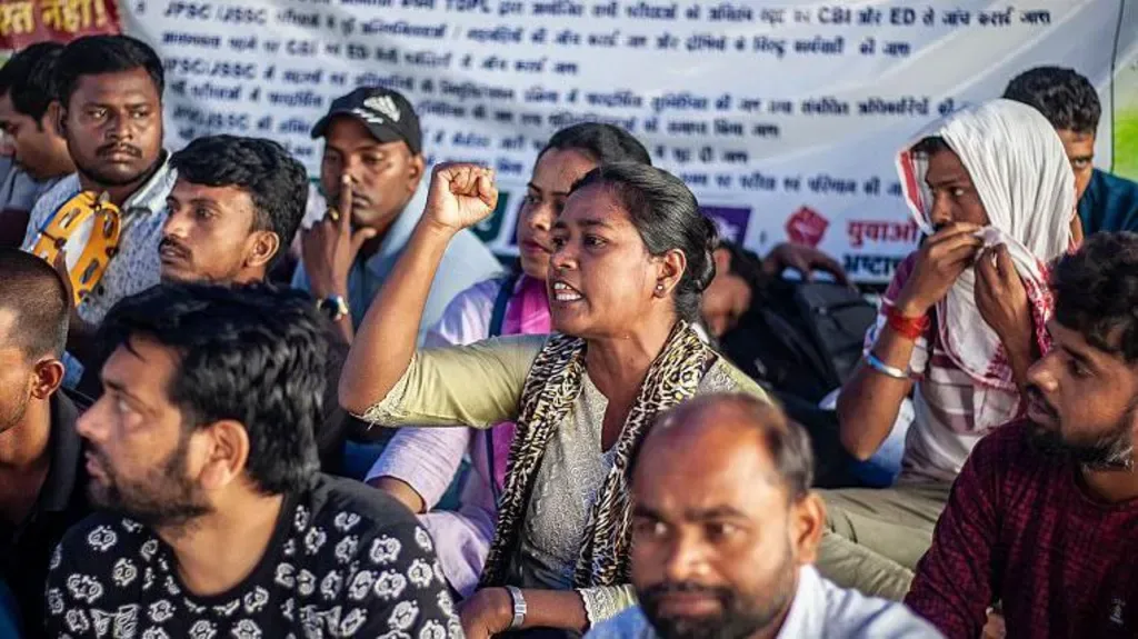 India police fire tear gas at protesters seeking exam reforms