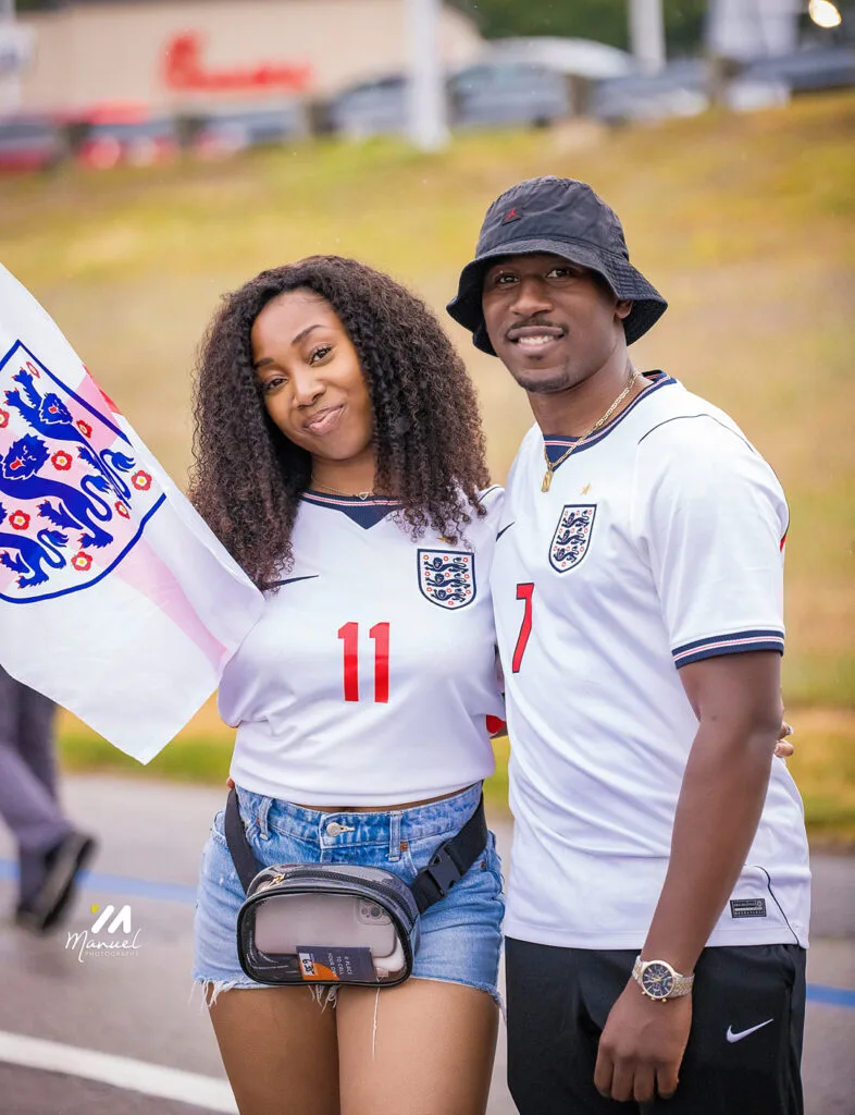 Boston is red, gold and green: The best photos from Ghana vs England