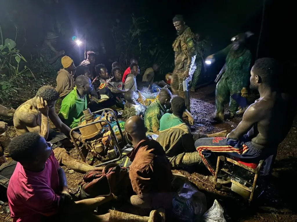 24 suspects arrested in dawn anti-galamsey swoop at Atewa Range Forest
