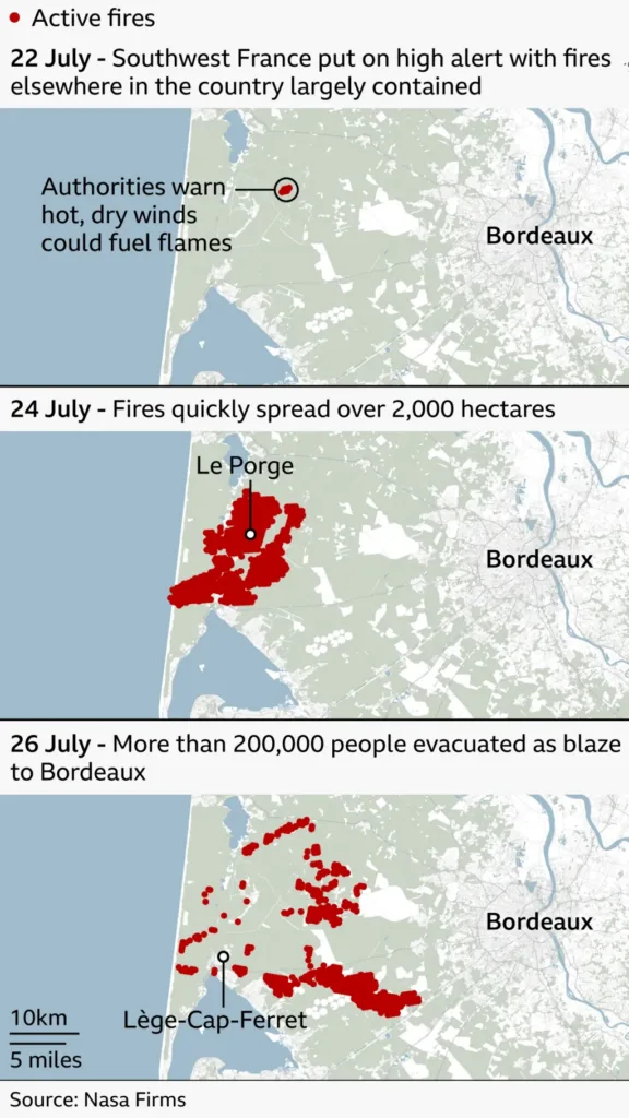 Devastating European wildfires in maps - and how they're being tackled