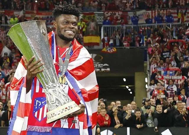 Partey clinched the Europa League title with Atletico Madrid in 2018