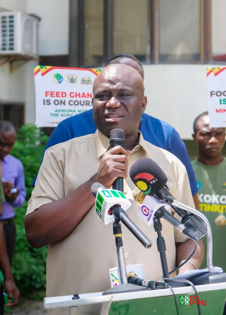Gov't distributes 40,000 bags of fertiliser and drones to farmers under Feed Ghana Programme