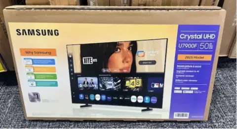 Dua Lipa sues Samsung for $15m over use of her image on TV boxes US District Court for the Central District of California A cardboard box for a Samsung TV with an image of the pop star Dua Lipa's face on it