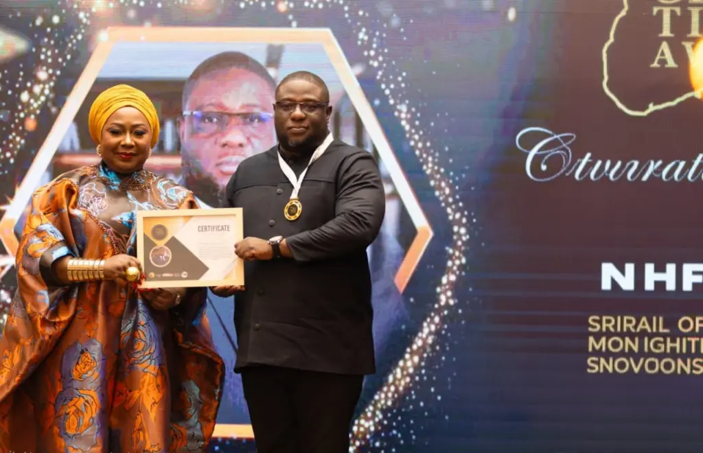 White Sand Travel Consult CEO Mark Hayford honoured at 100 Ghana Titans Awards 2026 White Sand Travel Consult CEO Mark Hayford honoured at 100 Ghana Titans Awards 2026