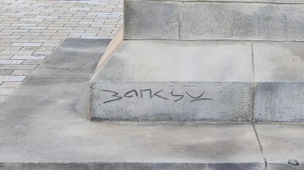 Banksy confirms he's behind statue in central London