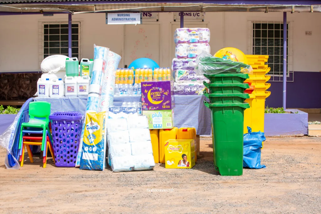 MomsConnectGH marks Mental Health Awareness Day and Mother’s Day with donation to Accra Psychiatric Hospital