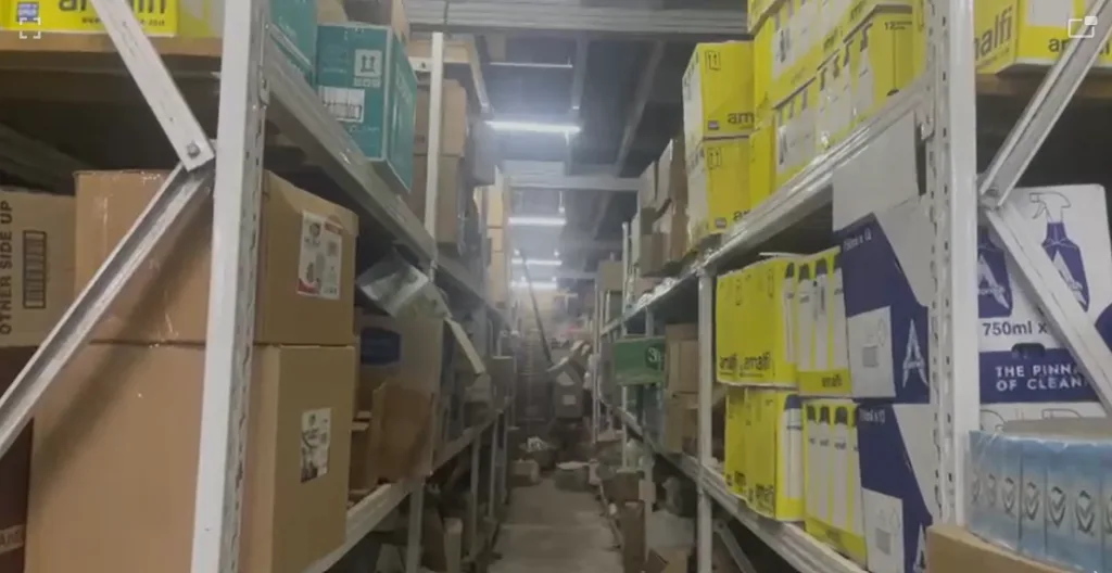 GSA shuts down sections of Ashaiman China Mall warehouse over alleged substandard products
