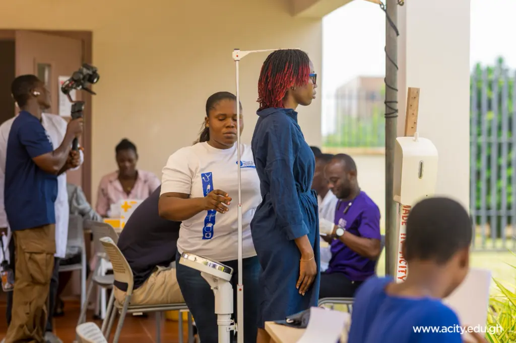 Academic City University offers free health screening to boost healthy living in Ga East Academic City University offers free health screening to boost healthy living in Ga East