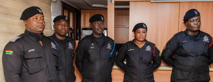 IGP promotes five police officers over Kwafokrom GOIL robbery arrest IGP promotes five police officers over Kwafokrom GOIL robbery arrest