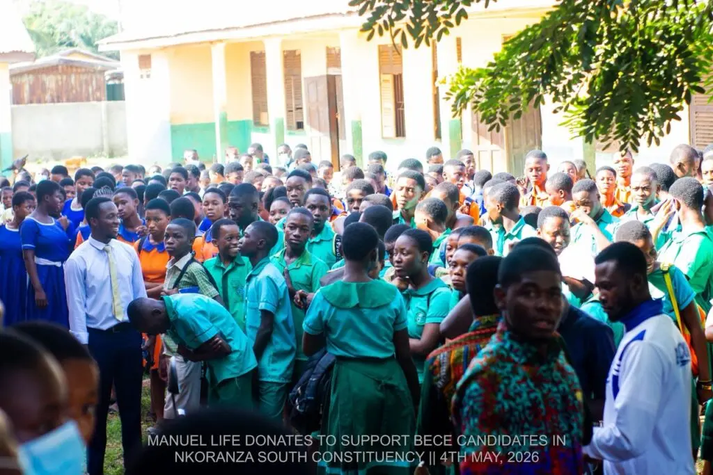 Manuel Life Foundation distributes over 1,500 exam materials to BECE candidates in Nkoranza South