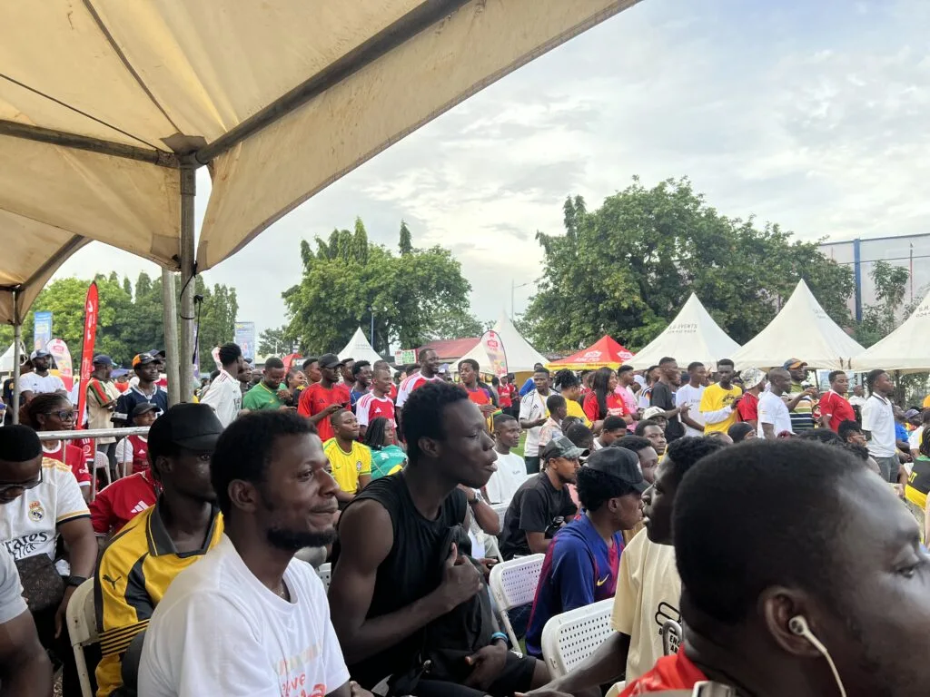 Fans defy rain to watch Champions League final at Hitz FM Rep Ur Jersey