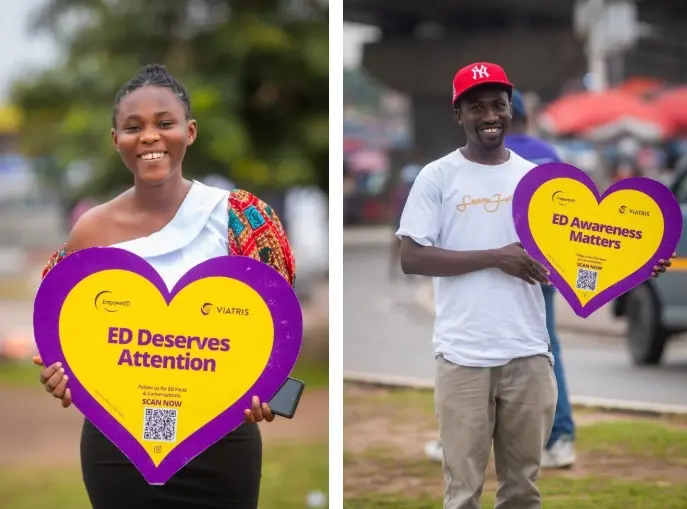 Viatris takes erectile dysfunction awareness to Accra streets, urges men to speak up