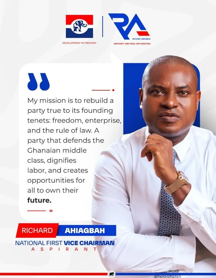 My mission is to rebuild NPP around its founding values — Richard Ahiagbah