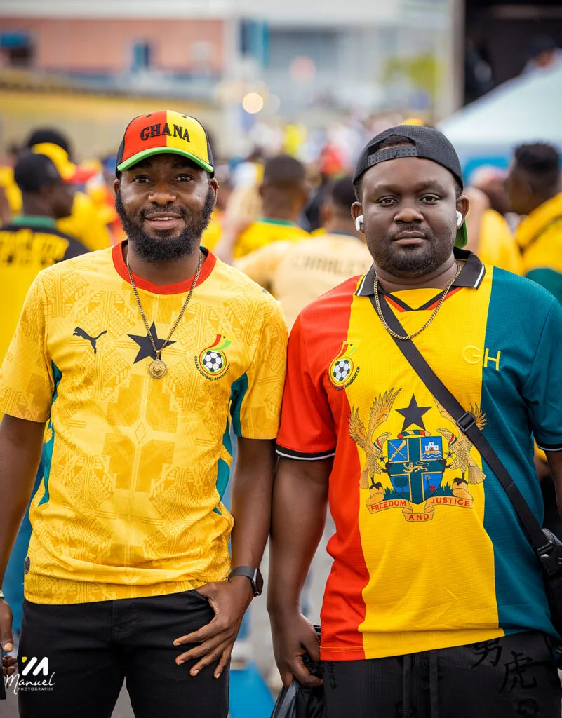Boston is red, gold and green: The best photos from Ghana vs England