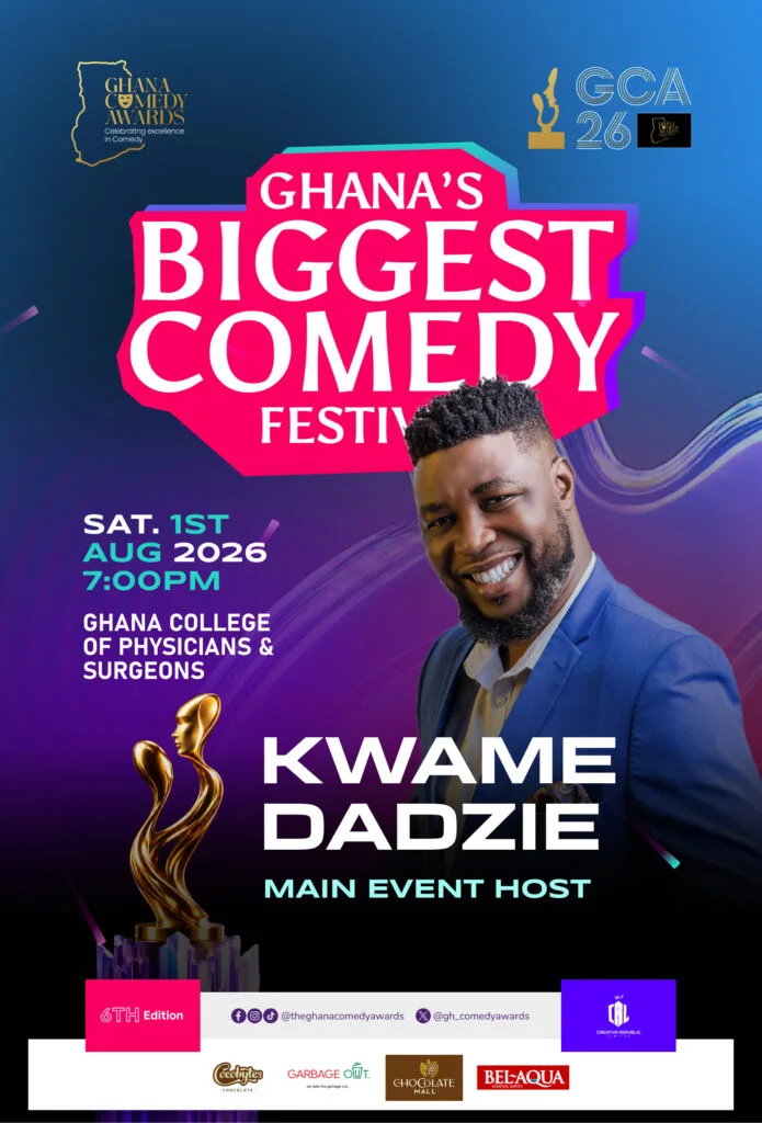 Kwame Dadzie to host 6th Ghana Comedy Awards Kwame Dadzie to host 6th Ghana Comedy Awards