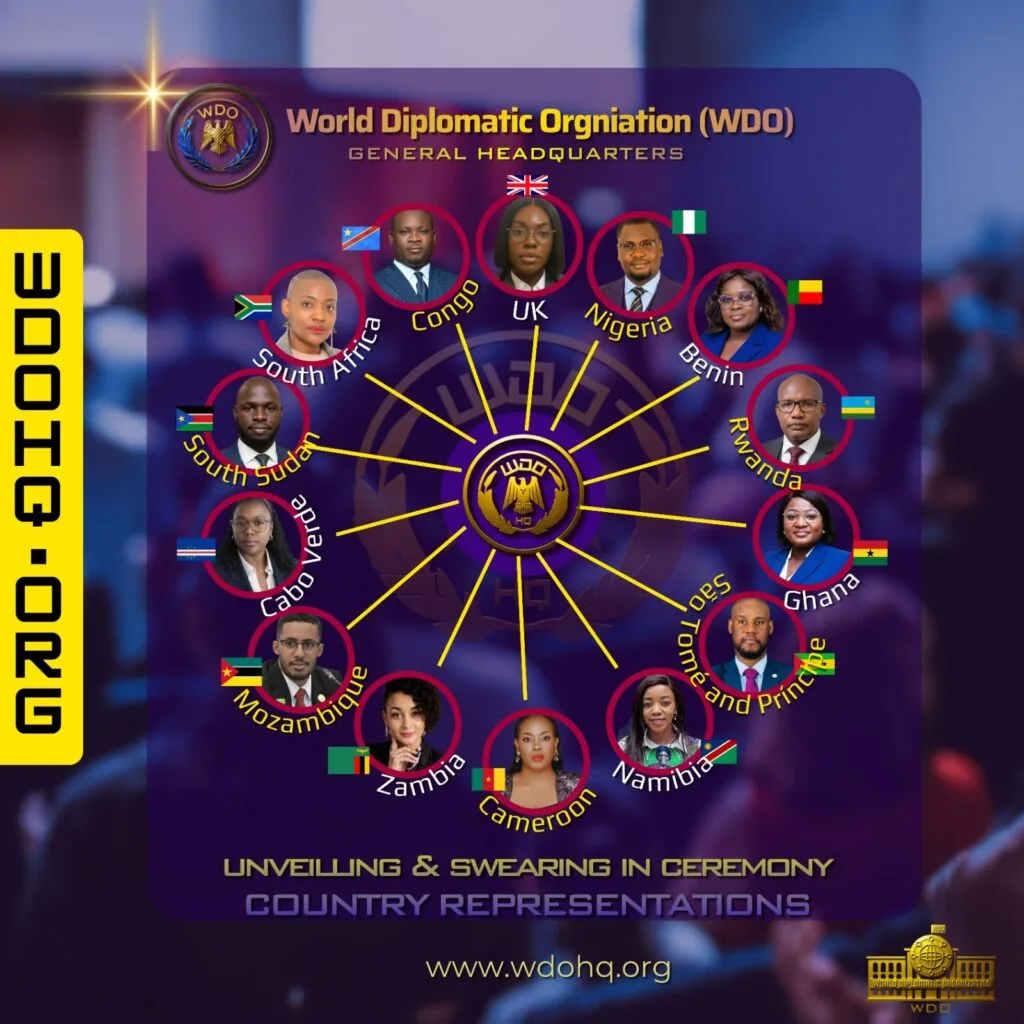 World Diplomatic Organization moves to assert its status as the only globally acclaimed diplomatic institution World Diplomatic Organization moves to assert its status as the only globally acclaimed diplomatic institution