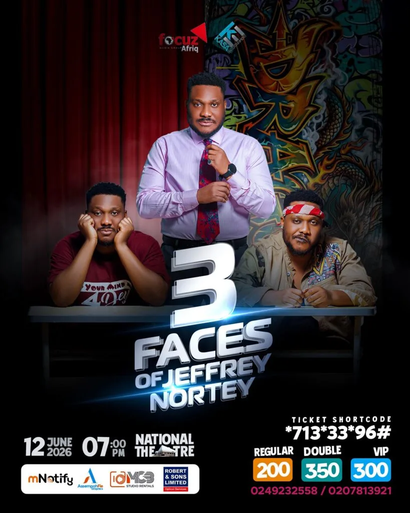 Sam George, CID Boss throw support behind #3FacesofJeffreyNortey ahead of June 12 show