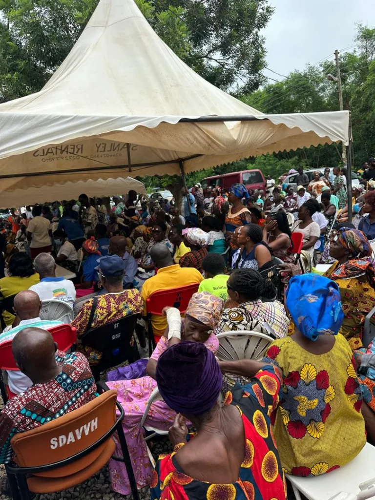 Over 1,000 patients diagnosed in Ghana Eye Project's free screening at Oyibi