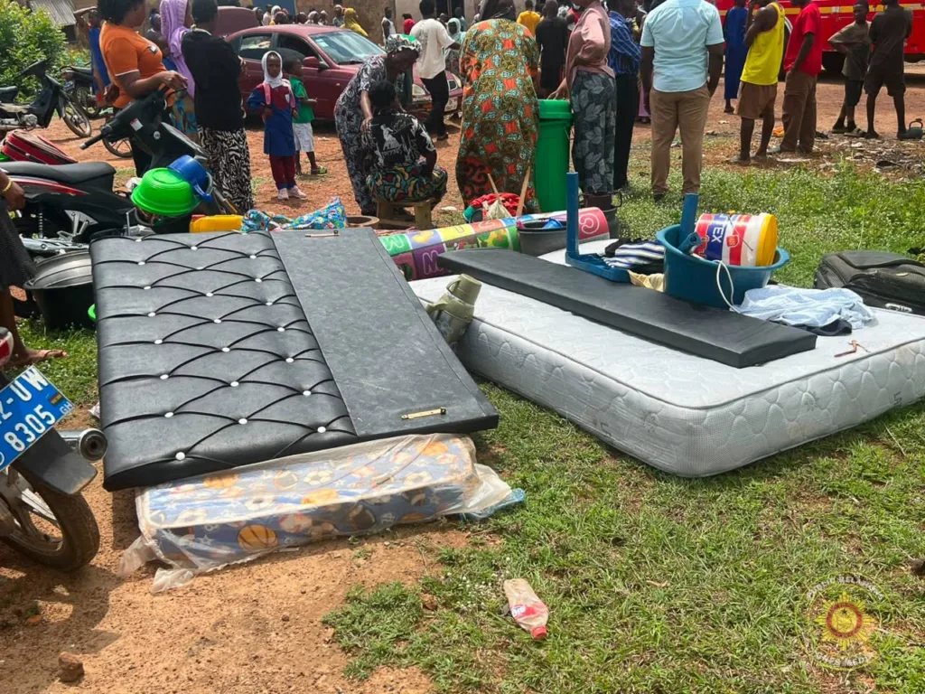 Fire guts 16 rooms at GBC Upper West staff compound in Wa Fire guts 16 rooms at GBC Upper West staff compound in Wa